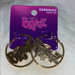 (1 left) BRATZ HOOP EARRINGS